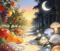 得太阳晒熟的美果